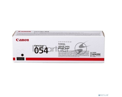 Тонер Картридж Canon 054 BK 3024C002 черный (1500стр.) для Canon MF645Cx/MF643Cdw/MF641Cw/LBP623Cdw/621Cw