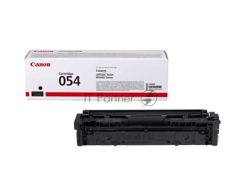 Тонер Картридж Canon 054 BK 3024C002 черный (1500стр.) для Canon MF645Cx/MF643Cdw/MF641Cw/LBP623Cdw/621Cw