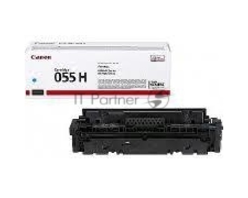 Картридж лазерный Canon 055 C (3015C002) голубой (2100 стр.) для Canon i-SENSYS серий MF740, LBP660.
