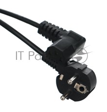 Кабель компьютер - розетка угловой 220V <1.8м> (Европейский стандарт) <TP021DA-1.8-BK>