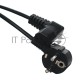Кабель компьютер - розетка угловой 220V <1.8м> (Европейский стандарт) <TP021DA-1.8-BK>