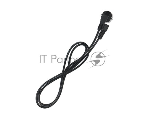 Кабель компьютер - розетка угловой 220V <1.8м> (Европейский стандарт) <TP021DA-1.8-BK>