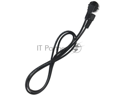 Кабель компьютер - розетка угловой 220V <1.8м> (Европейский стандарт) <TP021DA-1.8-BK>