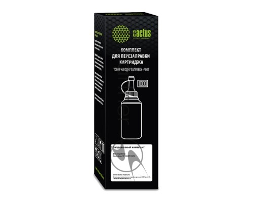 Тонер Cactus CS-RK-SP150HE черный туба 80гр. с чипом для принтера Ricoh Aficio SP 150/SP 150SU