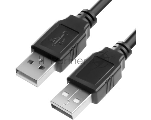 Кабель Greenconnect 1.8m USB 2.0, AM/AM, черный, 28/28 AWG, экран, армированный, морозостойкий, GCR-UM2M-BB2S-1.8m Кабель Greenconnect 1.8m USB 2.0, AM/AM, черный, 28/28 AWG, экран, армированный, морозостойкий, GCR-UM2M-BB2S-1.8m