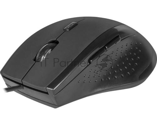 Мышь проводная Defender Accura MM-362 черный, 1600 dpi, USB, кнопки - 6