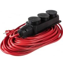 PowerCube Удлинитель в бухте (PC-3G-3B-20(IP)) 20м, IP54, 3 розетки с/з,16А