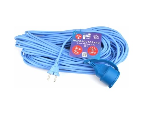 [Сетевые фильтры] PowerCube Удлинитель мороз. в бухте (PC-1F-R-30(IP)) 30м, IP54, 1 розетка,10А