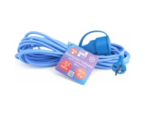 [Сетевые фильтры] PowerCube Удлинитель мороз. в бухте (PC-2F-R-10(IP)) 10м, IP54, 1 розетка,16А