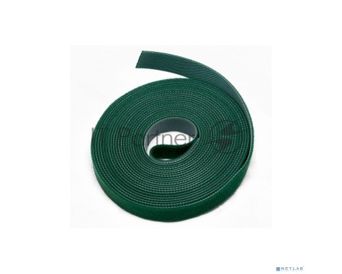 Лента (липучка) Hyperline WASNR-5x9-GN в рулоне, ширина 9 мм, длина 5 м, зеленая