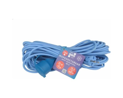 [Сетевые фильтры] PowerCube Удлинитель мороз. в бухте (PC-2F-R-20(IP)) 20м, IP54, 1 розетка,16А