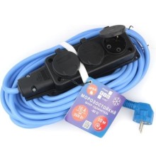PowerCube Удлинитель мороз. (PC-3GF-R-10(IP)) 10м 3*2.5, IP54, 3 розетки,16А