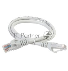 Коммутационный шнур (патч-корд), кат.6 UTP, LSZH, 2м, серый ITK PC01-C6UL-2M