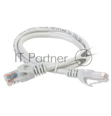 Коммутационный шнур ITK PC01-C5EU-02M  (патч-корд), кат.5Е UTP, 0,2м, серый