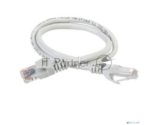 Коммутационный шнур ITK PC01-C5EU-02M  (патч-корд), кат.5Е UTP, 0,2м, серый