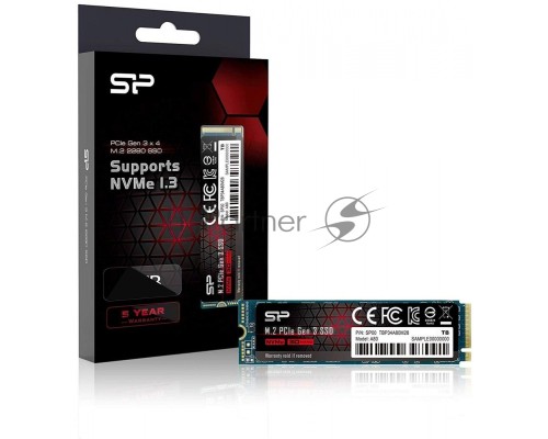 Накопитель SSD Silicon Power M.2 2.0TB A80 <SP002TBP34A80M28> (PCI-E 3.0 х4, up to 3400/3000MBs, 3D TLC, NVMe 1.3, 22х80мм) Накопитель SSD Silicon Power M.2 2.0TB A80 <SP002TBP34A80M28> (PCI-E 3.0 х4, up to 3400/3000MBs, 3D TLC, NVMe 1.3, 22х80мм)