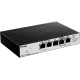 Коммутатор D-Link DGS-1100-05PD/U, L2 Smart Switch with 4 10/100/1000Base-T ports and 1 10/100/1000Base-T PD port(2 PoE ports 802.3af (15,4 W), PoE Budget 18W from 802.3at / 8W from 802.3af).2K Mac address, 802