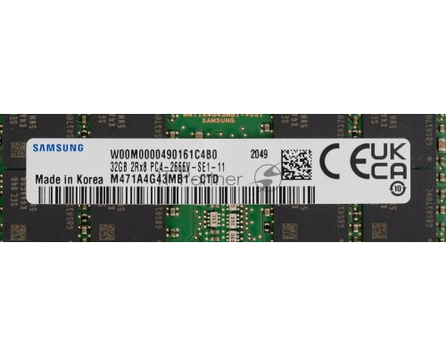 Модуль памяти Samsung SO-DIMM DDR4 32GB (PC4-21300) 2666MHz 1.2V (M471A4G43MB1-CTDDY)