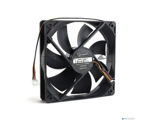 Вентилятор Gembird D12025HM-3 120x120x25, гидродинамический, 3 pin, провод 30 см {60}