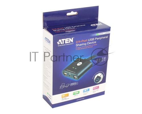 Переключатель периферийного устройства USB2 US224-AT ATEN