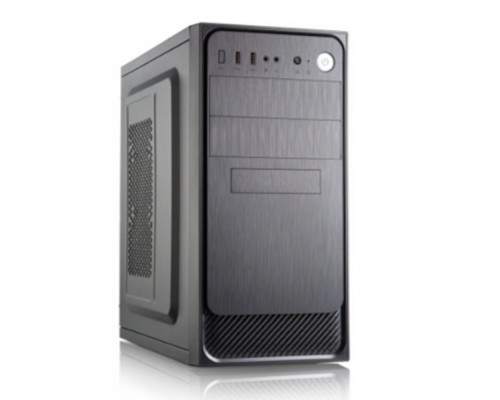 [Корпус] Foxline FZ-053-SX450R-U32 Case Forza mATX, 450W, 2xUSB3.0, Black, w/o FAN, 12 cm fan PSU, power cord