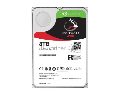 Жесткий диск SATA 8TB 7200RPM 6GB/S 256MB ST8000VN004 SEAGATE