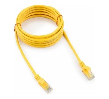 Патч-корд UTP Cablexpert PP12-3M/Y кат.5e, 3м, литой, многожильный (жёлтый)