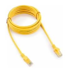 Патч-корд UTP Cablexpert PP12-3M/Y кат.5e, 3м, литой, многожильный (жёлтый)