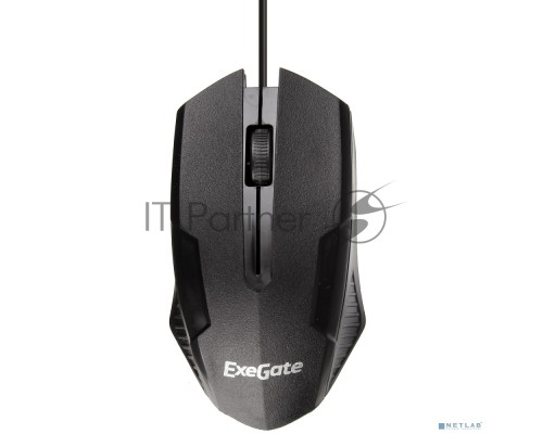 Мышь проводная ExeGate Professional Standard SH-9025L2 черный, 1000 dpi, USB, кнопки - 3