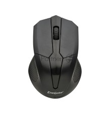 Мышь беспроводная ExeGate Professional Standard SR-9034 черный, 1600 dpi, радиоканал, USB, кнопки - 4