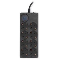 Ippon Сетевой фильтр BK-8-EU-5-16-B, 5м, черный (1804854)