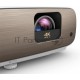 Проектор BENQ W2700 (DLP, 4K UHD, 3840x2160, 2000Lm, 30000:1, +2xНDMI, +USB, 2x5W speaker, 3D Ready, lamp 15000hrs, WHIT