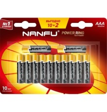Nanfu Батарейка щелочная AAA (10+2шт.)