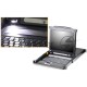 Переключатель-KVM 8-портовый IP  с ЖК-дисплеем Slideaway/ATEN SINGLE RAIL 8P PS/2-USB LCDKVMP 17INCH WIH IP