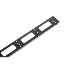 ЦМО Вертикальный кабельный органайзер для стойки внешний с окнами, ширина 95 мм 38U, цвет черный (ВКО-СТК-38-9005)