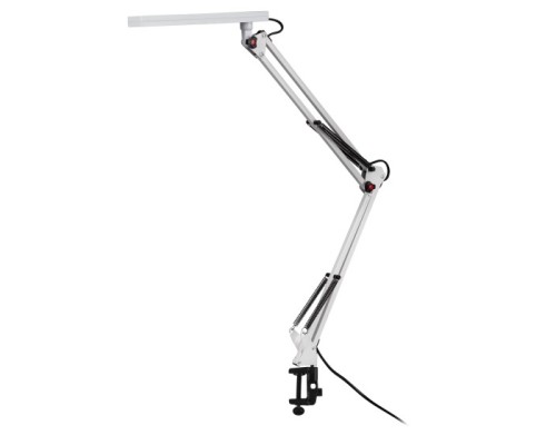 [Настольные светильники] ЭРА Б0058337 Настольный светильник NLED-507-8W-W светодиодный на струбцине белый, выбор цвет температуры