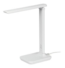 ЭРА Б0057192 Настольный светильник NLED-500-10W-W светодиодный белый, выбор цвет температуры, три уровня яркости