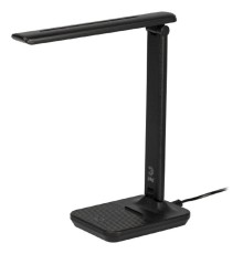 ЭРА Б0057193 Настольный светильник NLED-500-10W-BK светодиодный черный,  выбор цвет температуры, три уровня яркости