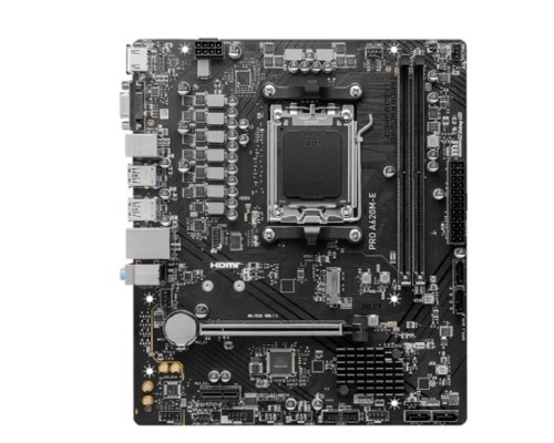 [Материнская плата]  MSI PRO A620M-E, SocketAM5, AMD A620, mATX, Ret