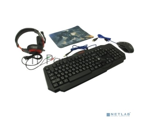 Клавиатура + мышка +PAD +HEADSET TARGET MKP-350 52350 DEFENDER