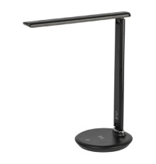 ЭРА Б0057197 Настольный светильник NLED-504-10W-BK светодиодный черный,  выбор цвет температуры, три уровня яркости