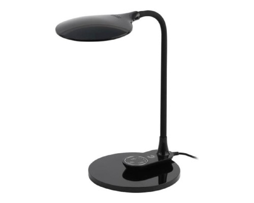 [Настольные светильники] ЭРА Б0052775 Настольный светильник NLED-498-10W-BK светодиодный со съемным основанием черный, выбор цвет температуры, три уровня яркости