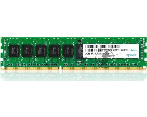 Оперативная память Apacer 2GB DDR3 1600 DIMM DL.02G2K.HAM Non-ECC, CL11, 1.5V, 1R, 256x8, RTL