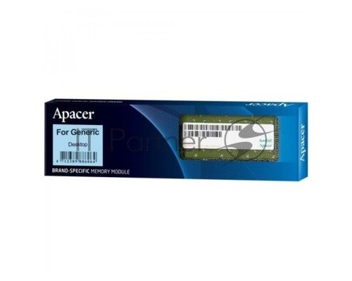 Оперативная память Apacer 2GB DDR3 1600 DIMM DL.02G2K.HAM Non-ECC, CL11, 1.5V, 1R, 256x8, RTL