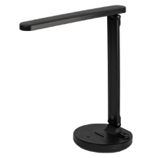 ЭРА Б0057205 Настольный светильник NLED-511-6W-BK светодиодный черный аккумуляторный, выбор цвет температуры, три уровня яркости