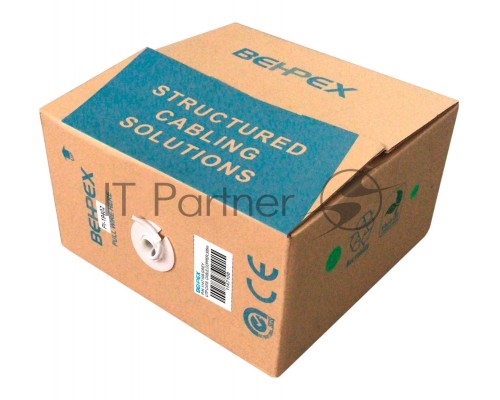 Кабель сетевой UTP 4 пары cat6 solid 0.55мм Cu 305м серый