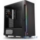 Компьютерный корпус Thermaltake H200 TG RGB черный без БП ATX 2xUSB3.0 audio bott PSU