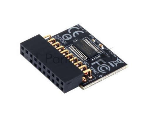 Модуль защиты информации Gigabyte GC-TPM2.0, TPM header key, LPC bus, (for Intel 200/100/8/9/99 series, AMD AM4, FM2 series) OEM