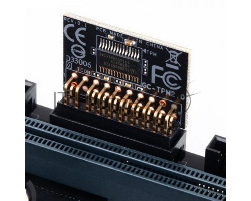 Модуль защиты информации Gigabyte GC-TPM2.0, TPM header key, LPC bus, (for Intel 200/100/8/9/99 series, AMD AM4, FM2 series) OEM