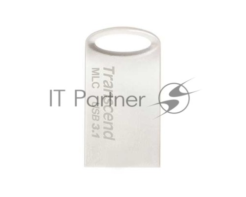 Флеш диск Transcend 4GB, Transcend Высокоскоростной USB Gen 3.1 накопитель на основе флеш-памяти MLC, метал, Silver